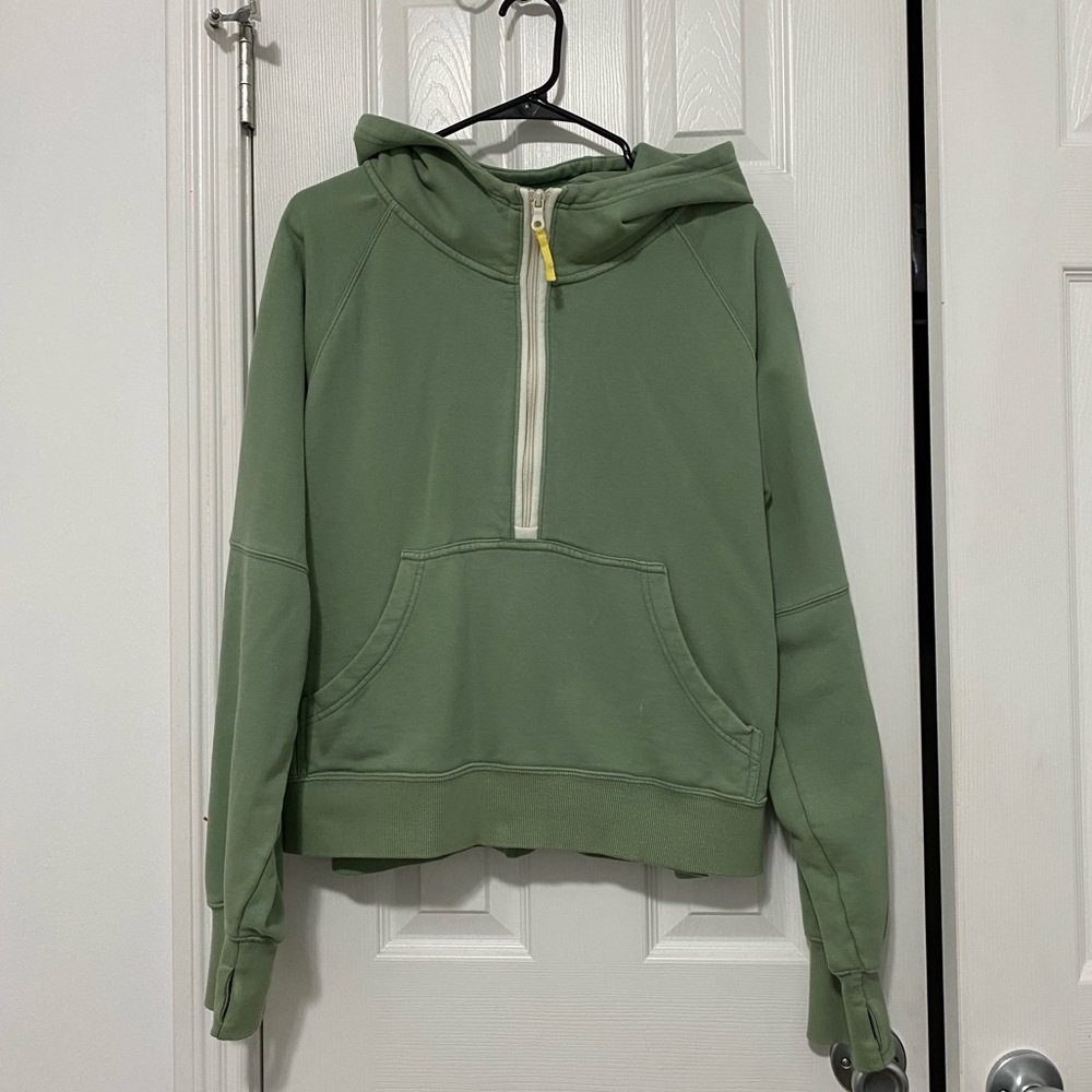 Aerie Offline Throwback Quarter Zip Sweatshirt